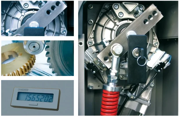 Hình ảnh Barrier tự động Italia Ditec QIK Series lắp đặt tại bãi giữ xe, vận hành ổn định