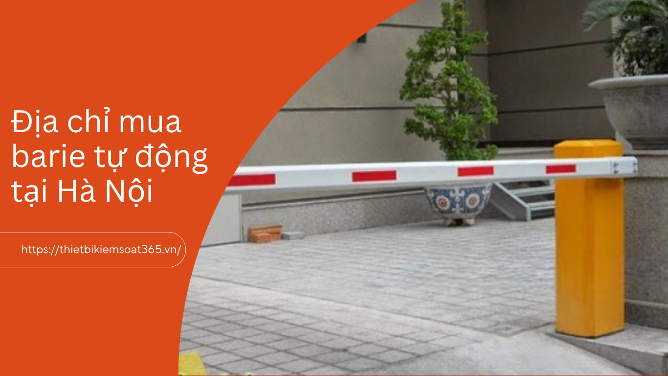 Barie tự động lắp đặt tại bãi giữ xe Hà Nội