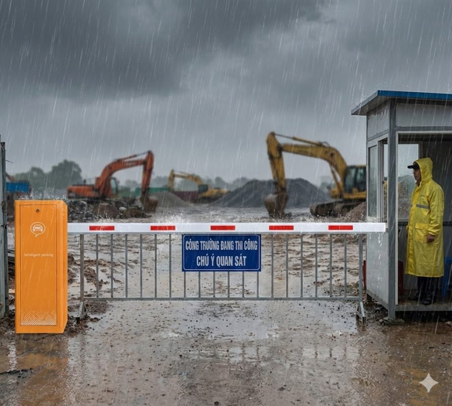 Lắp Đặt Barie Tự Động Ngoài Trời